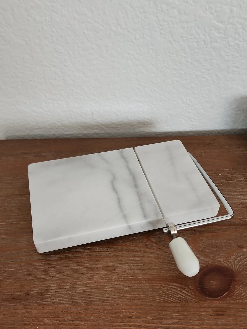 White Marble Cheese Slicer